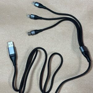 Universal Black Multi-Device Charging Cable